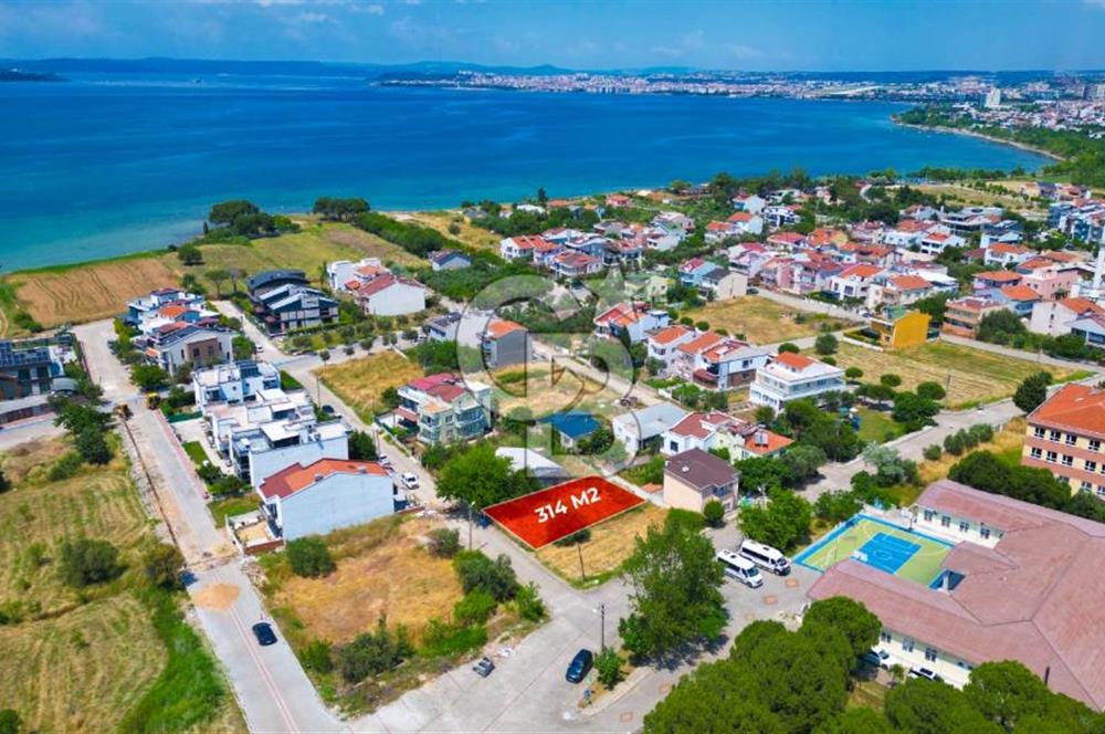 ÇANAKKALE KEPEZ'DE FULL BOĞAZ MANZARALI SATILIK İMARLI ARSA