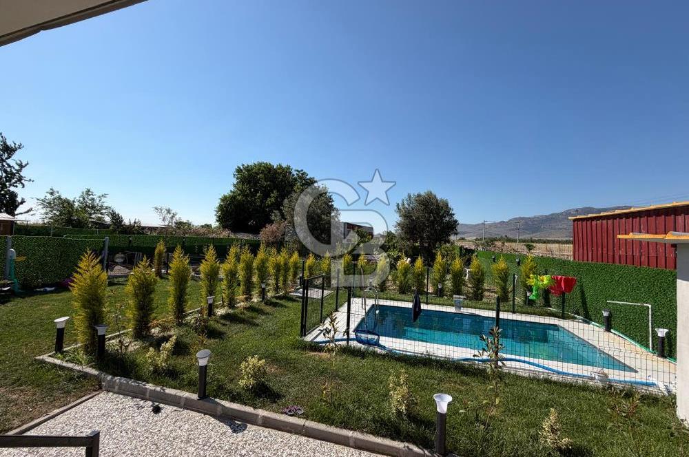 800m2 TARLA İÇERİSİNDE 2+1 HAVUZLU MÜSTAKİL EV