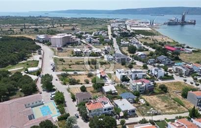 ÇANAKKALE KEPEZ'DE FULL BOĞAZ MANZARALI SATILIK İMARLI ARSA