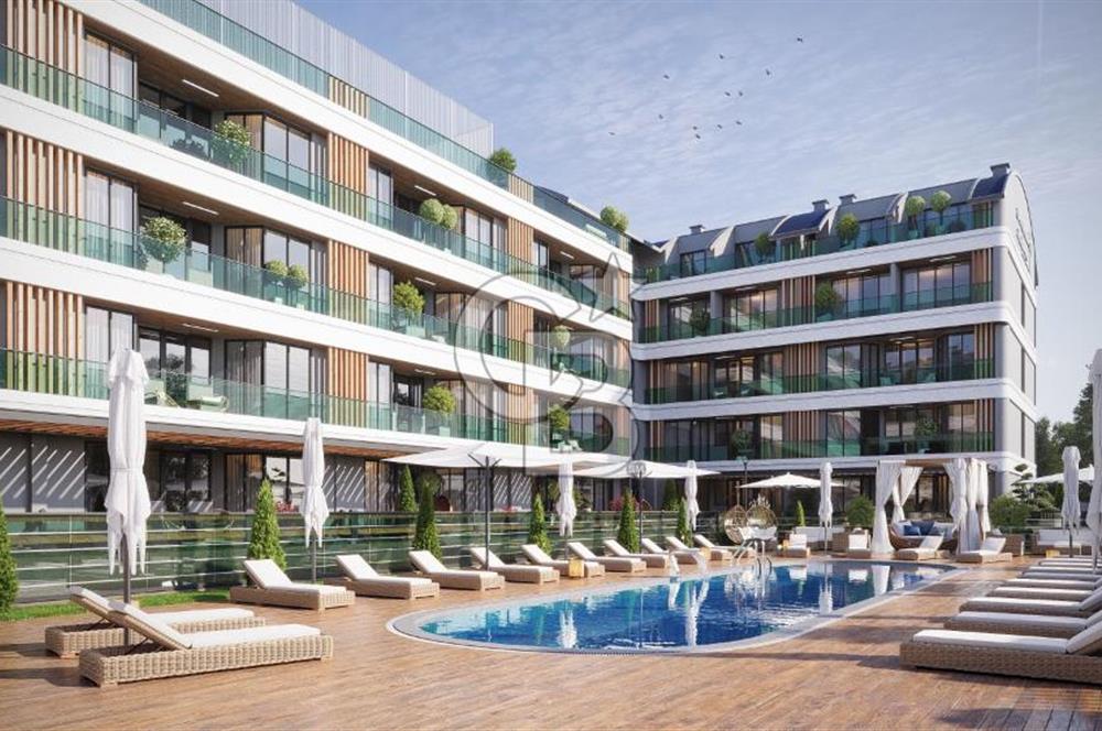SANDİEGO REZİDANSTA SIFIR 1+1 EŞYALI KİRALIK HAVUZLU DAİRE
