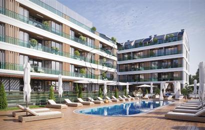 SANDİEGO REZİDANSTA SIFIR 1+1 EŞYALI KİRALIK HAVUZLU DAİRE