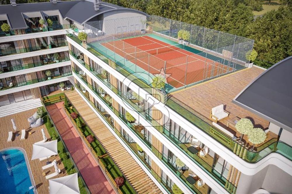 SANDİEGO REZİDANSTA SIFIR 1+1 EŞYALI KİRALIK HAVUZLU DAİRE
