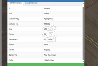  KIRŞEHİR MUCUR TEK TAPU KADASTRAL YOLA CEPHE SATILIK TARLA - 11 - 352005