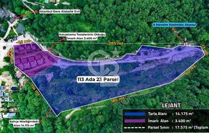 SAPANCA  İSTANBULDERE ALABALIK EVİ KONAKLAMA TESİSLERİ VE ARAZİLERİ SATILIK