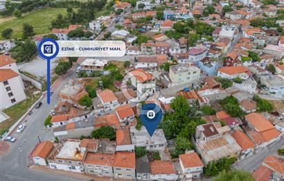 Ezine Cumhuriyet Mahallesi'nde 2 Parsel Bir Arada Müstakil ev