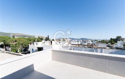 BODRUM YENİKÖY'DE MARİNA MANZARALI TİCARİ KULLANIMA UYGUN 2+1