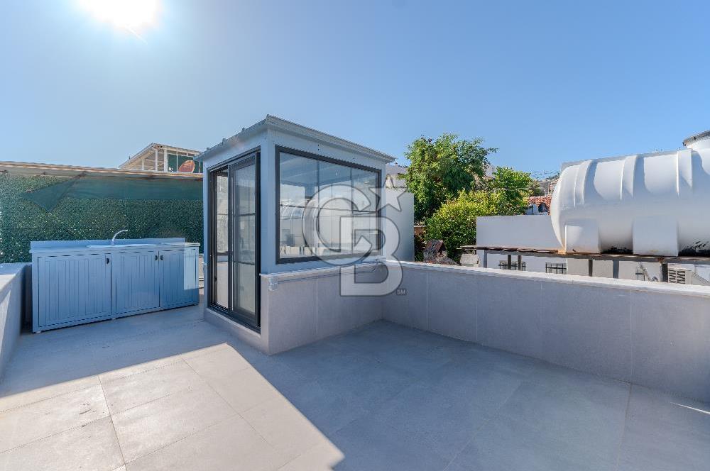 BODRUM YENİKÖY'DE MARİNA MANZARALI TİCARİ KULLANIMA UYGUN 2+1