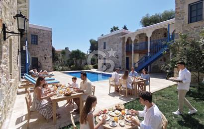 ESKİ DATÇA'NIN İÇİNDE SATILIK HAVUZLU BUTİK OTEL VE VİLLALAR