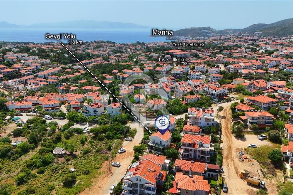 Datça'da Satılık 2+1 İkiz Dubleks Ev
