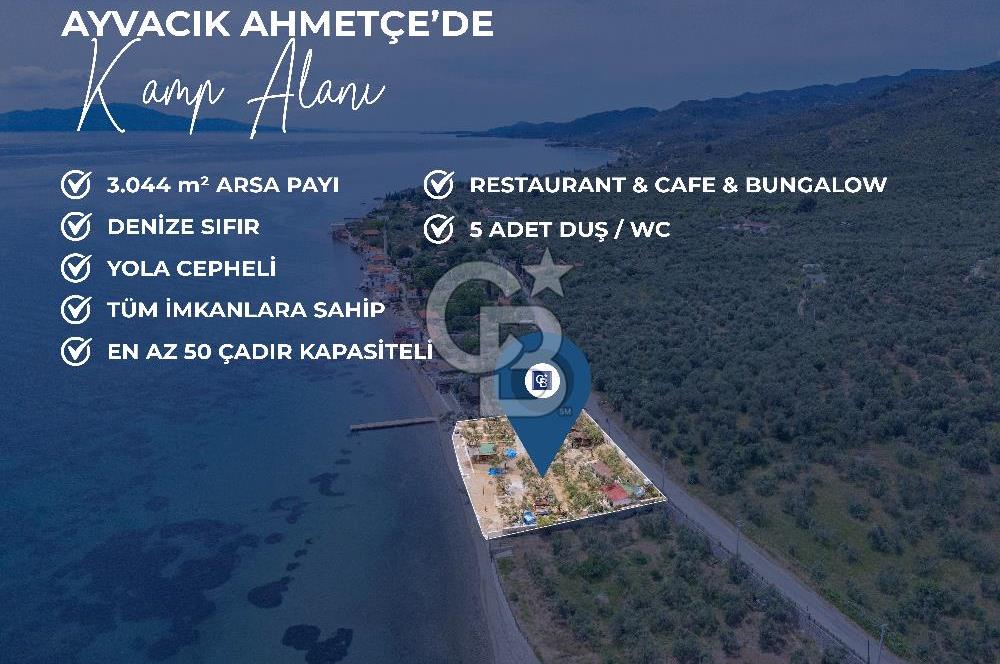 Denize Sıfır 3.044 m² Hazır Kamp ve BungIov İşletme devri