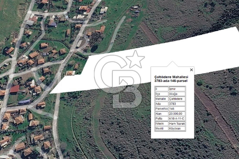CB ODAK'TAN ALİAĞA ÇALTILIDERE'DE SATILIK TARLA HİSSESİ