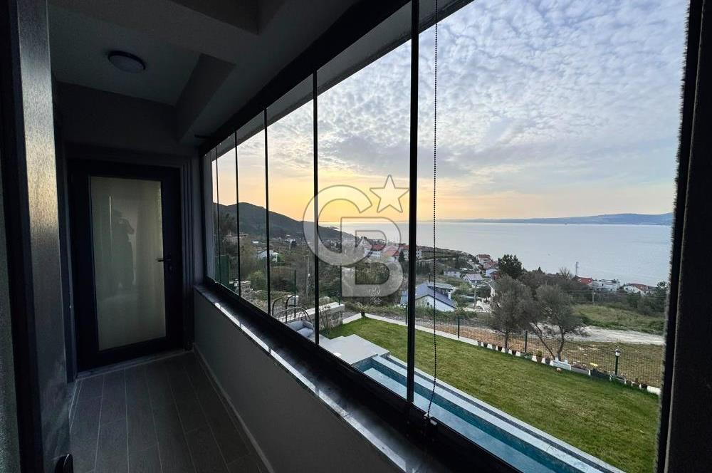 Panoramik Deniz Manzaralı Havuzlu Turizm Belgeli Lüks Villa