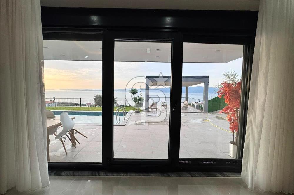 Panoramik Deniz Manzaralı Havuzlu Turizm Belgeli Lüks Villa