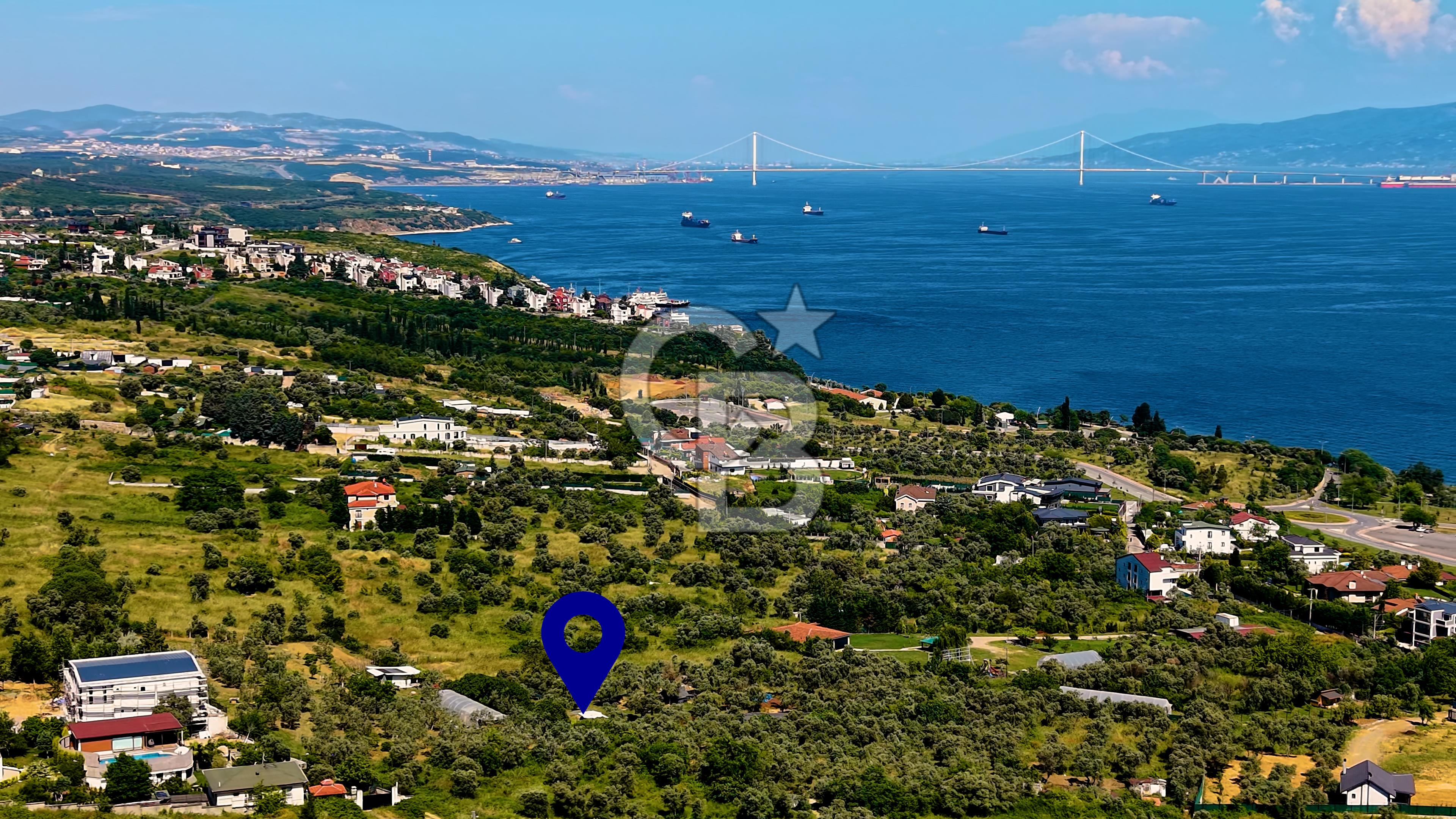 Kocaeli Darıca Bağlarbaşı Mah Eşsiz Deniz Manzaralı Villa Arsası