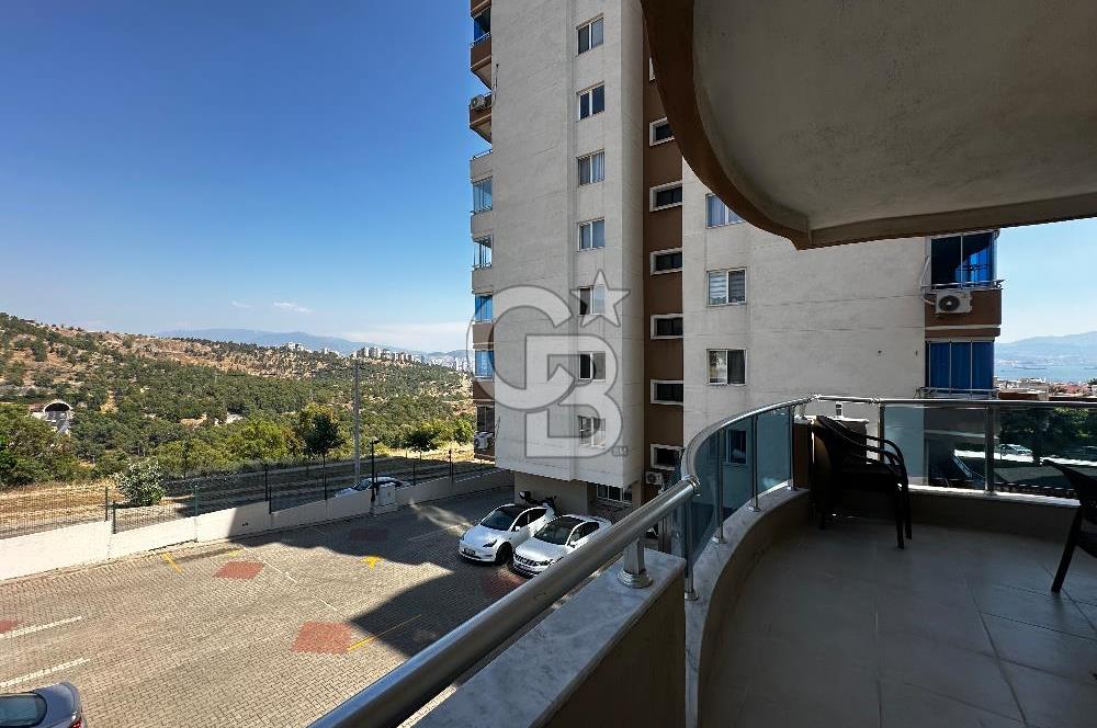 BAYRAKLI’DA DENİZ  MANZARALI 3+1 165m2 KİRALIK DAİRE