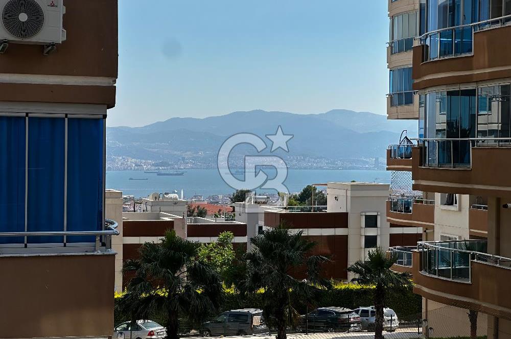 BAYRAKLI’DA DENİZ  MANZARALI 3+1 165m2 KİRALIK DAİRE