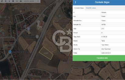 CB Vizyon'dan Güdül Yukarı Mh Yol Kenarı Satılık Tarla