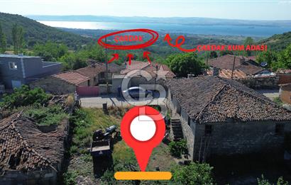 LAPSEKİ/MECİDİYE KÖYÜN'DE SATILIK BOĞAZ MANZARALI ARSA