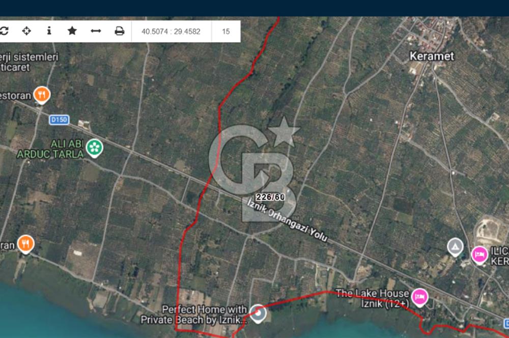 BURSA ORHANGAZİ KERAMET DE SATILIK 448 M2 ZEYTİNLİK