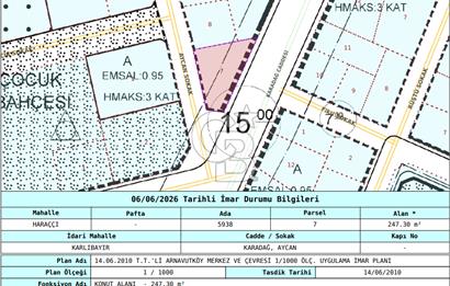 SATILIK ARNAVUTKÖY HARAÇÇI'DA MÜSTAKİL TAPULU KÖŞE PARSEL