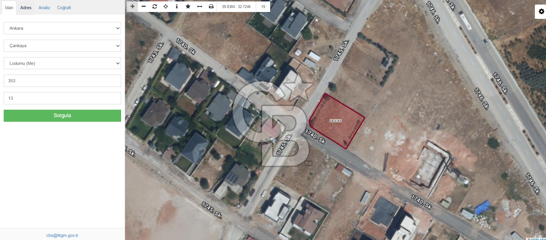  BEYTEPE'DE 695 m² AYRIK NİZAM 2 KAT VİLLA İMARLI ARSA