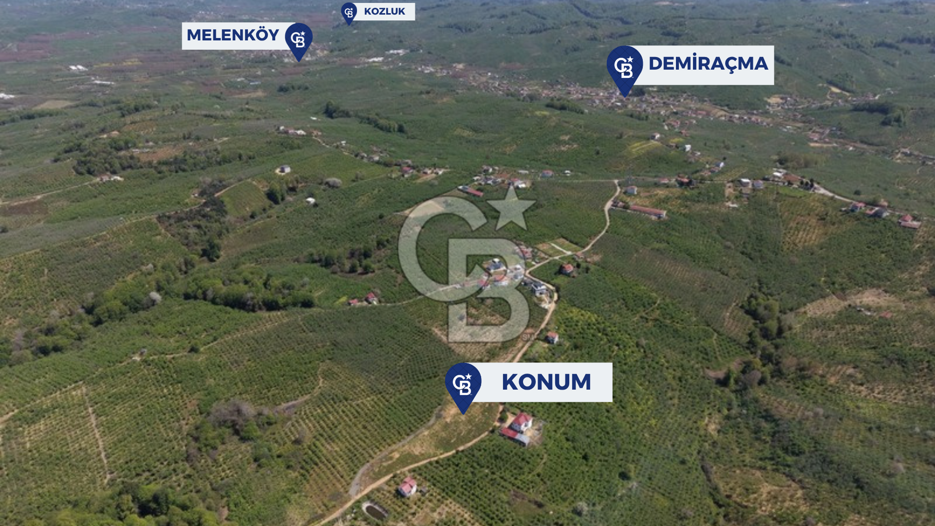 CB ENVOY Sakarya Kocaali'de Satılık Deniz Manzaralı 996 m2 Arsa