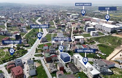SATILIK ARNAVUTKÖY TAŞOLUK"DA 6 KATLI YÜK ASANSÖRLÜ TİCARİ BİNA