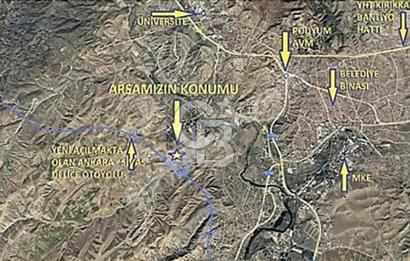 KIRIKKALE / YAHŞİHAN / KADIOĞLU MAHALLESİ’NDE YATIRIMLIK ARSA 