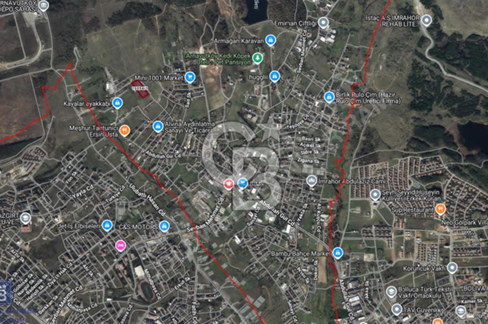 ARNAVUTKÖY İMRAHOR'DA SATILIK 8262 m2 TEK TAPU ARSA