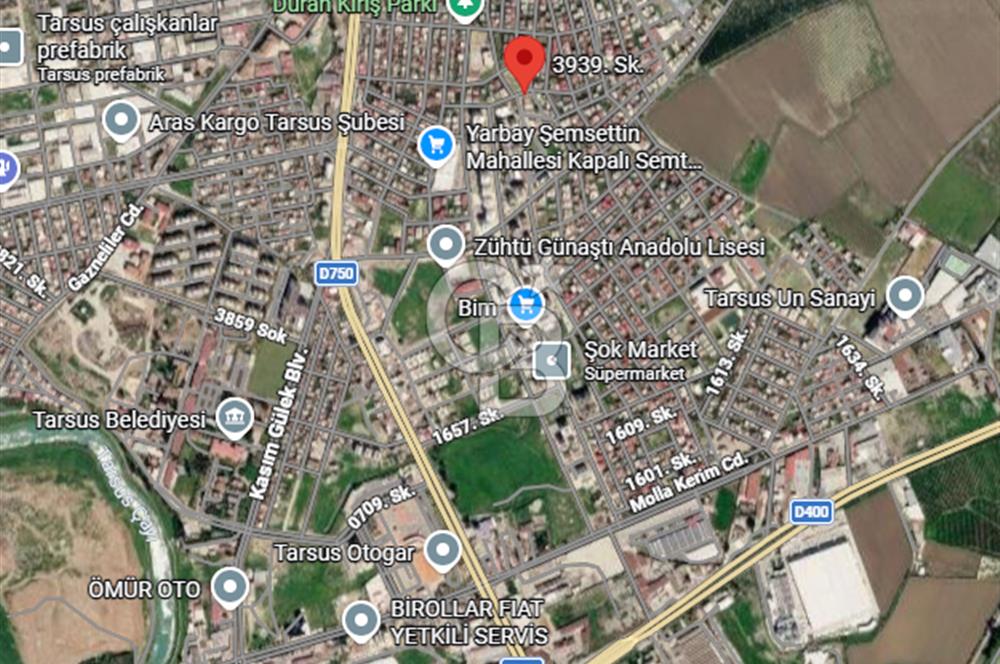 MERSİN TARSUS KEMALPAŞA MAHALLESİNDE SATILIK ARSA