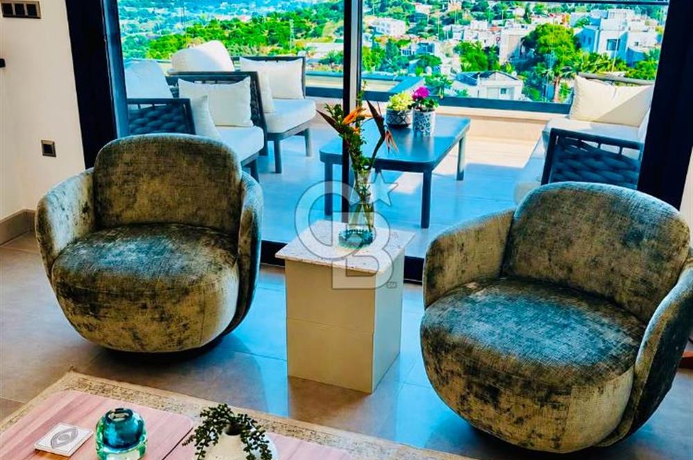 BODRUM ORTAKENT YAHŞİ' DE DENİZ MANZARALI MÜSTAKİL LÜKS VİLLA