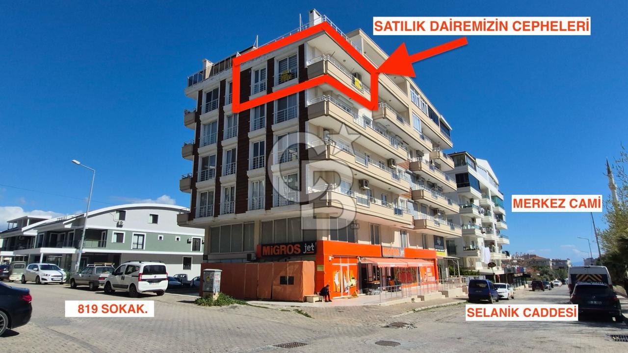 DİDİM'İN MERKEZDE 2+1 ÖN CEPHE ASANSÖRLÜ SATILIK DAİRE