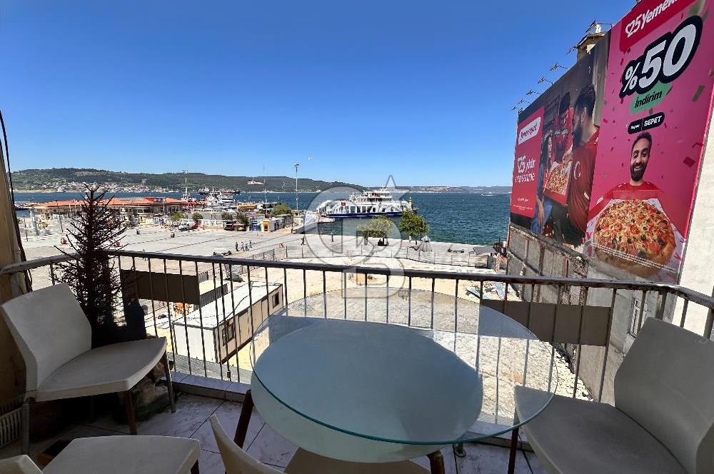 Çanakkale Kordon’da Eşsiz Boğaz Manzaralı 3+1 Satılık Daire