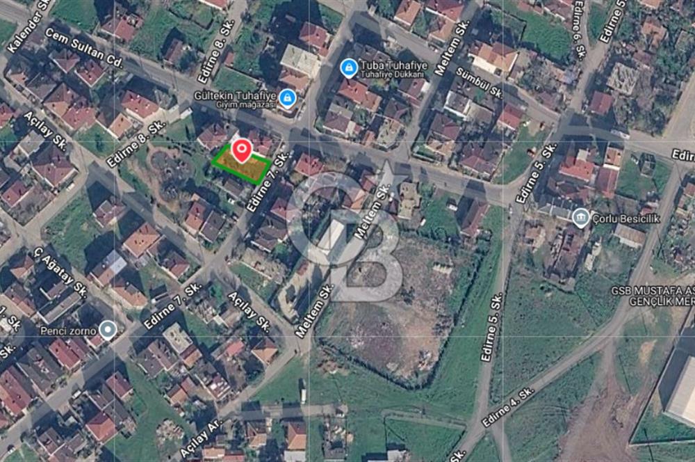 Ergene Sağlık Mahallesi 376 M2 Konut+Ticari İmarlı Satılık Arsa