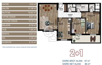 PEKTANE SEYİRTEPE PRESTİJ KONUTLARINDA 2+1 SIFIR DAİRE