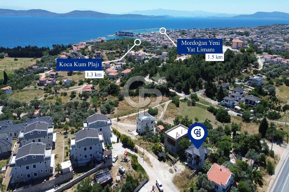 Karaburun Mordoğan'da 3+1 Satılık Müstakil Villa
