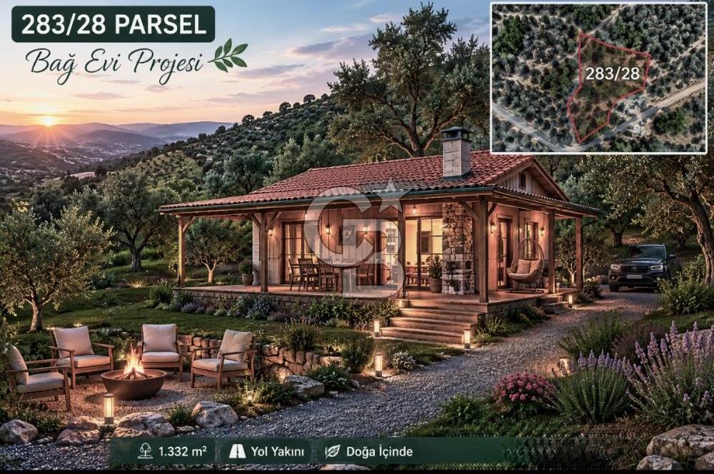Bayındır Sarıyurtta Şehirden Uzak Kazanca Yakın 1332 m2 Tarla