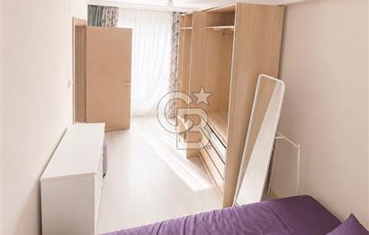 BAYRAKLI'DA DENİZ MANZARALI 65m2 EŞYALI SATILIK 1+1 YENİ DAİRE