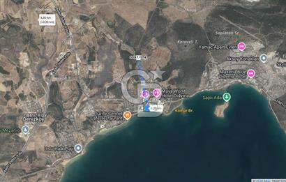 Didim Fevzipaşa'da Plajlara 1 km Mesafede Satılık Villa Arsası