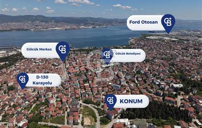 CB ENVOY'DAN GÖLCÜK ŞEHİTLER'DE DENİZ MANZARALI 2+1 GENİŞ DAİRE
