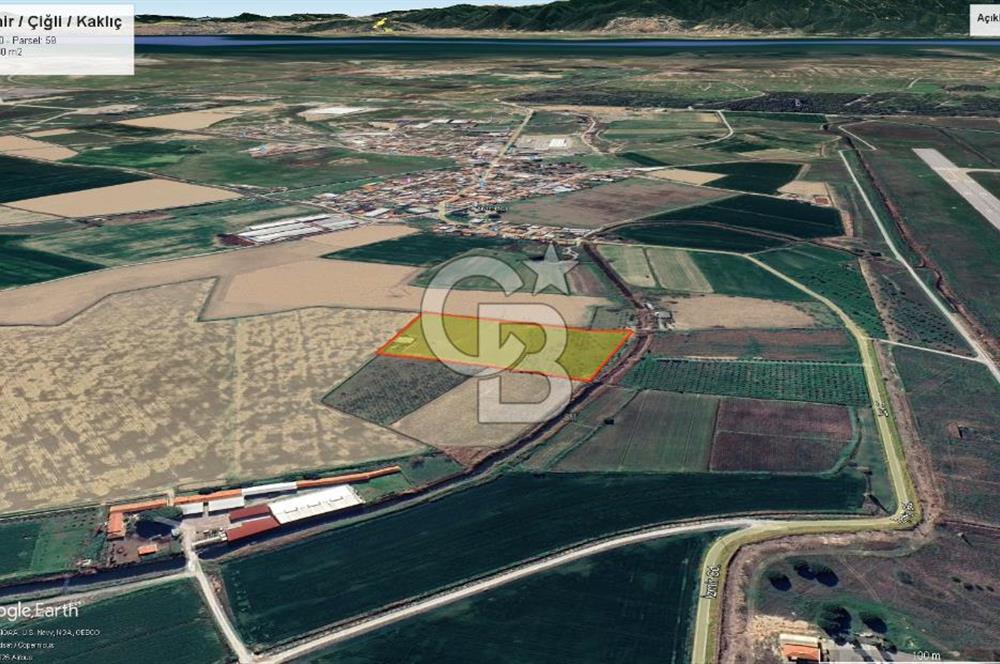 İzmir Çiğli Kaklıç'ta -24.400 m2 - Satılık Tarla