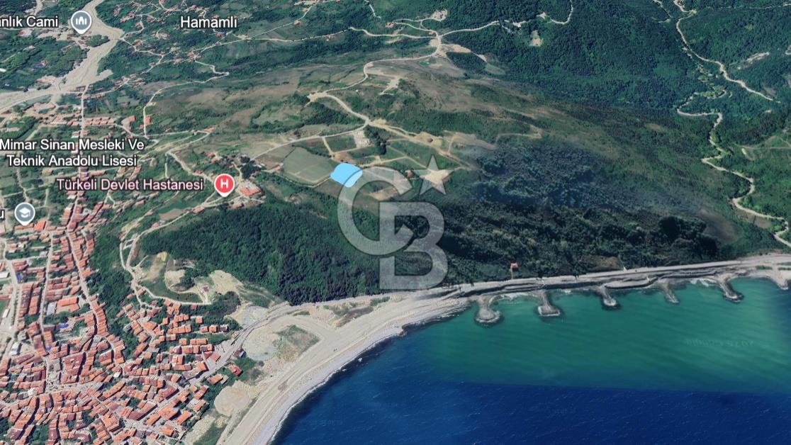 SİNOP TÜRKELİ'DE DENİZ MANZARALI TEK TAPU İMARLI ARSA