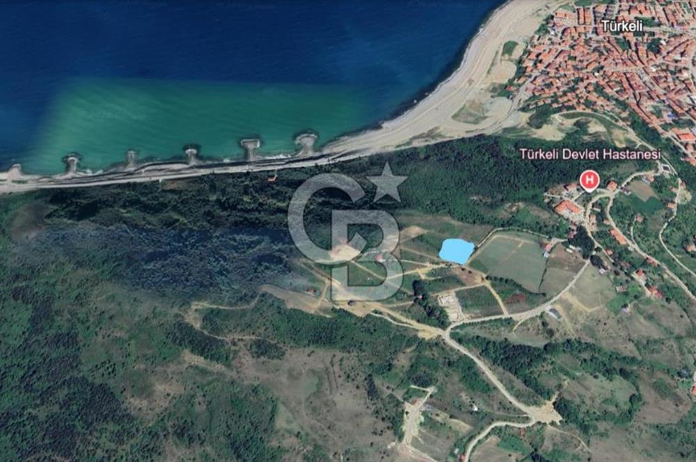 SİNOP TÜRKELİ'DE DENİZ MANZARALI TEK TAPU İMARLI ARSA