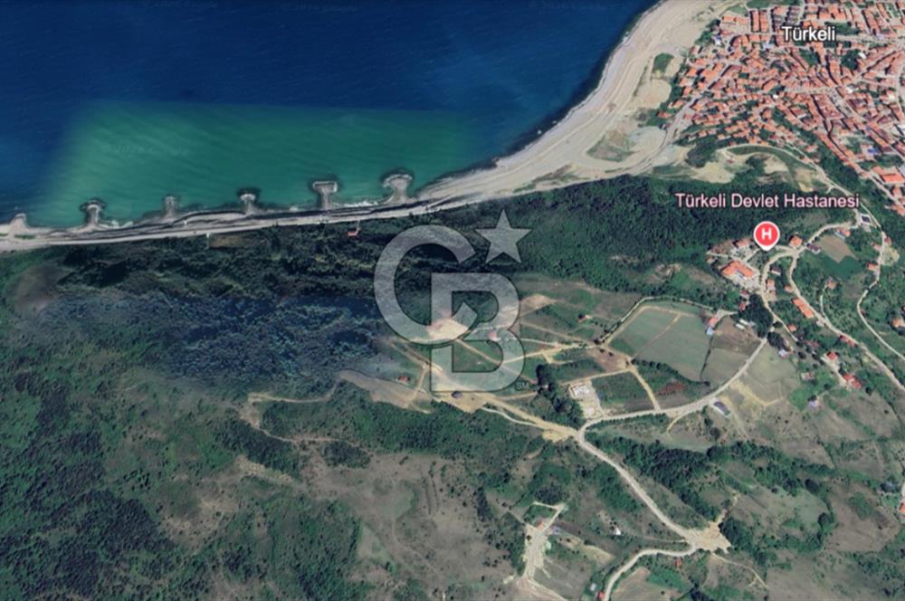 SİNOP TÜRKELİ'DE DENİZ MANZARALI TEK TAPU İMARLI ARSA