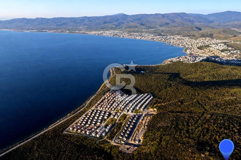 DİKİLİ UZUNBURUN'DA VİLLA İMARLI SATILIK ARSA  DENİZE YAKIN YATIRIM FIRSATI