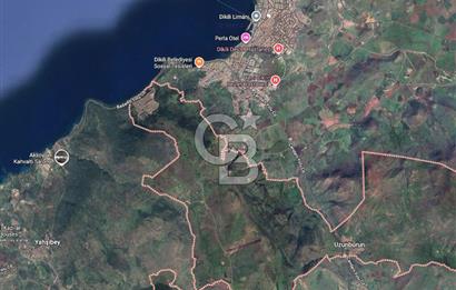 DİKİLİ UZUNBURUN'DA VİLLA İMARLI SATILIK ARSA  DENİZE YAKIN YATIRIM FIRSATI