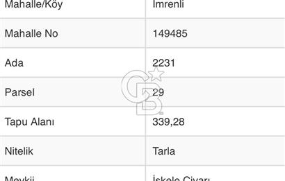 İmrenli müstakil arsa