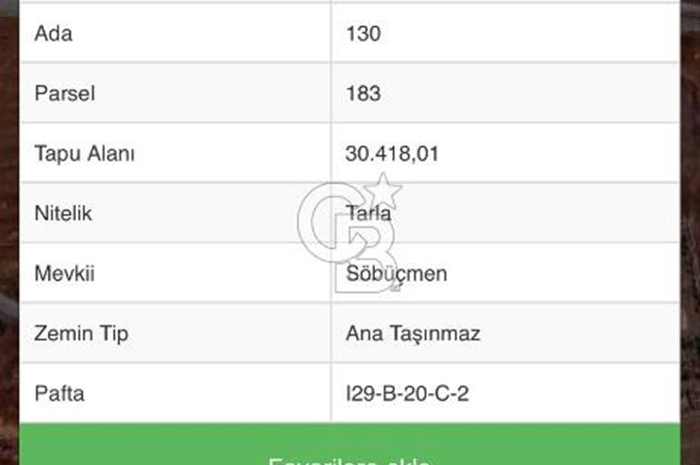 MAMAK KIBRIS YOL KENARI 2400 M2 TELLE CEVRİLİ BAHÇE