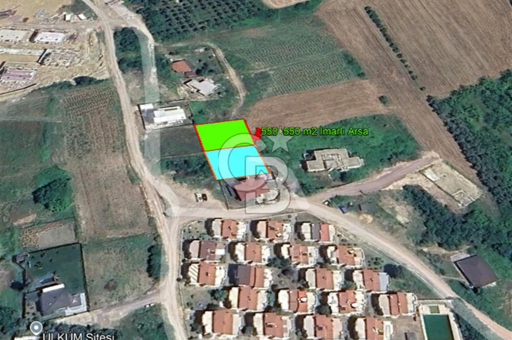 YALOVA TERMAL AKKÖY SATILIK DENİZ VE DOĞA MANZARALI ARSA 550m2!.
