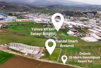 YALOVA KİRAZLI SANAYİDE RUHSATLI & PROJELİ 2810 m² FABRİKA ARSA - 5 - 352951
